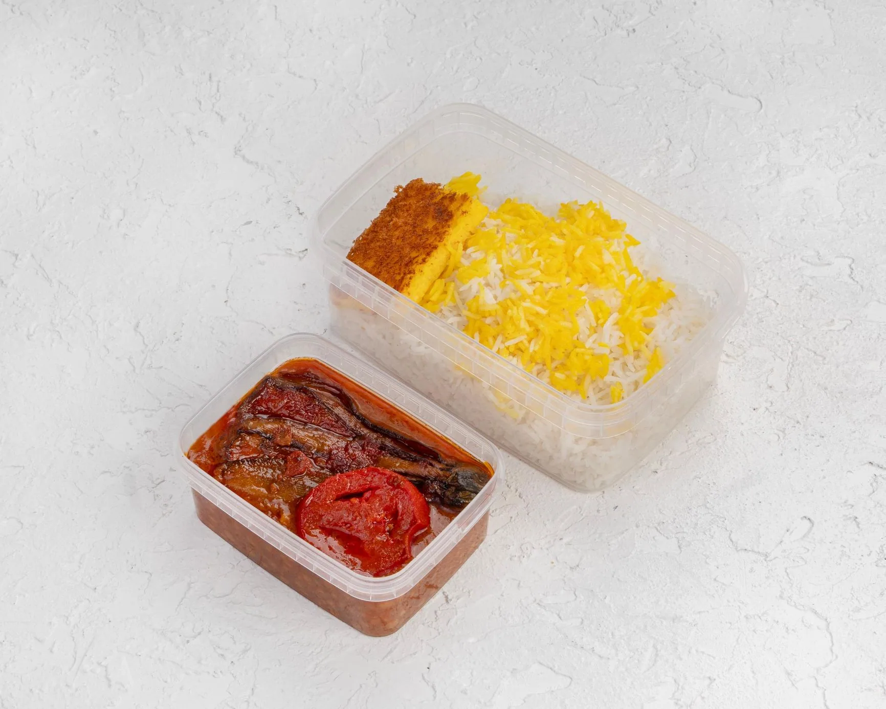 چلو خورشت قیمه بادمجان