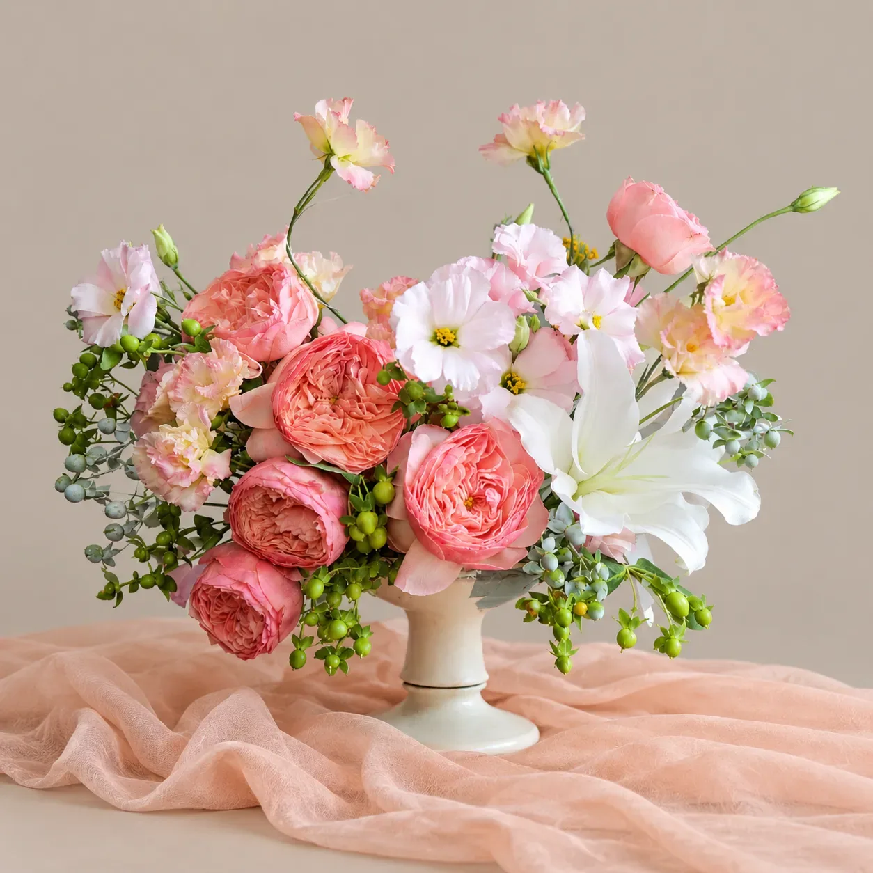 جار گل ژولیت و لیلیوم لوکس